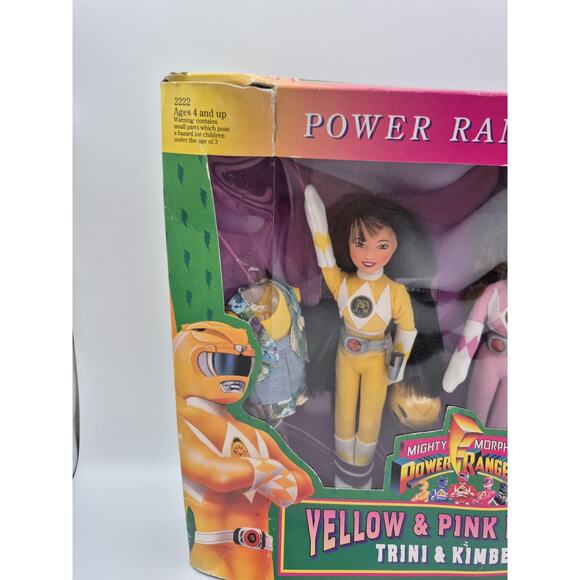 Mighty Morphin Power Rangers For Girls Yellow (Trini) & Pink (Kimberly) New - Picture 2 of 15